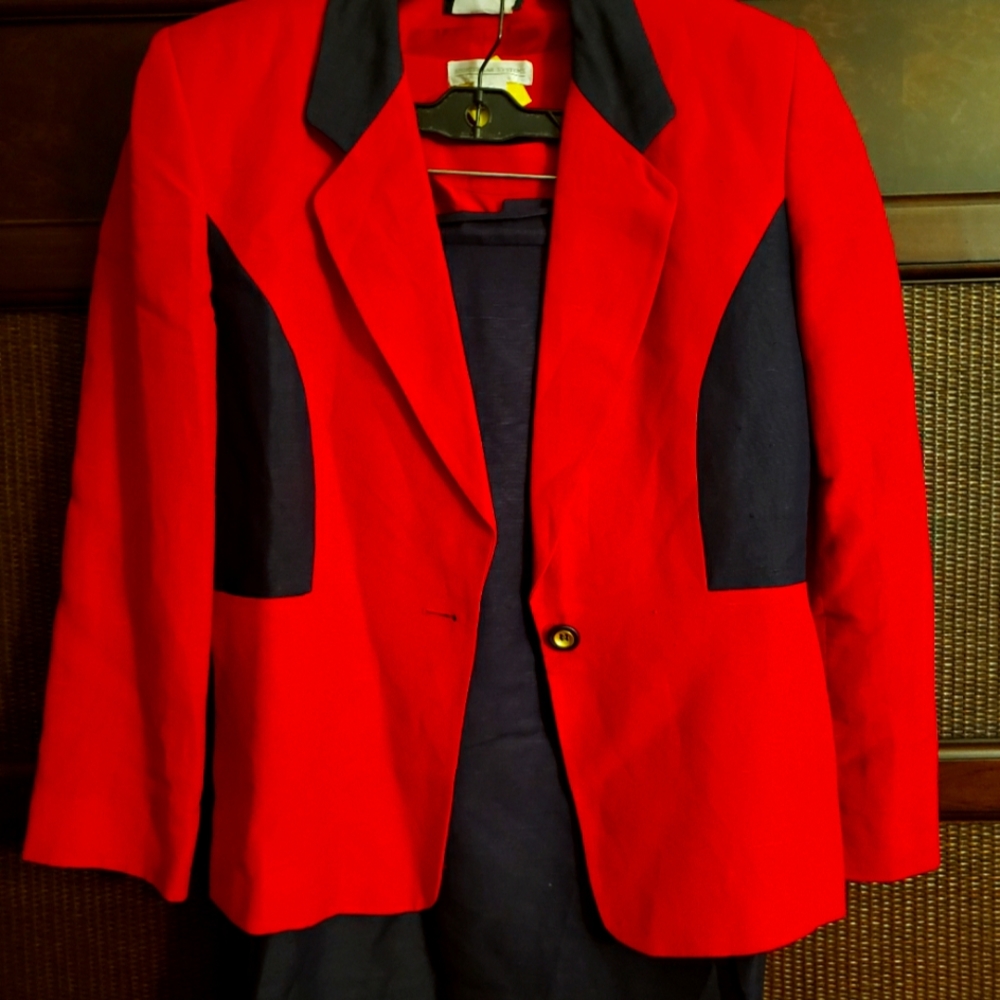 Linen Skirt & Blazer